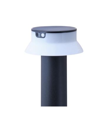 Palo Solare da Terra 3in1 Felice 800 LED IP55 Nero/Opale - Fumagalli