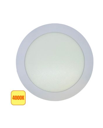 Pannello LED Incasso Tondo 20W 4000K 2000lm con Trasformatore