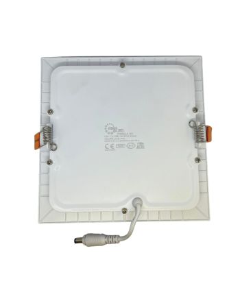 Pannello LED Slim Quadrato 12W Incasso con Trasformatore - 3000K