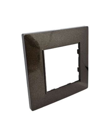 Placca 2 Posti Bronzo M-6002-7 Compatibile Vimar Plana - Tot Electric