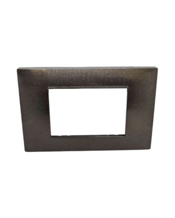 Placca 3 Posti Bronzo M-6003-7 Compatibile Vimar Plana - Tot Electric