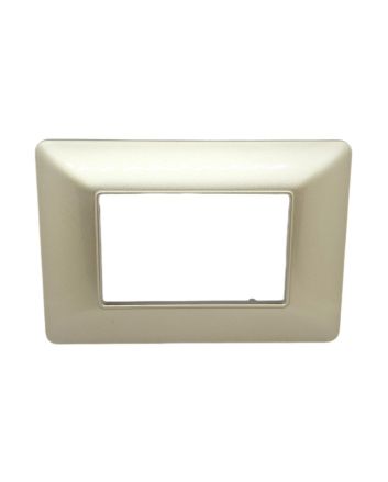 Placca 3 Posti Sabbia TOT-M8003-06 Compatibile Matix - Tot Electric