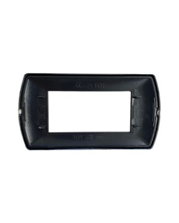 Placca 4 Posti Argento Lucido TOT-8804-T-4 per Living International