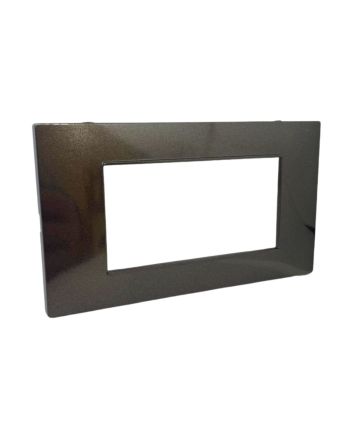 Placca 4 Posti Bronzo M-6004-7 Compatibile Vimar Plana - Tot Electric