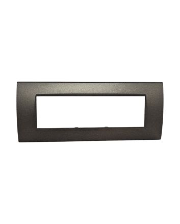 Placca 7 Posti Testa di Moro Compatibile Living Light - Tot Electric