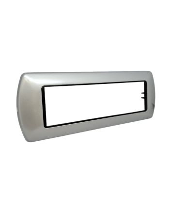 Placca 7 Posti Grigio Chiaro Compatibile Living International