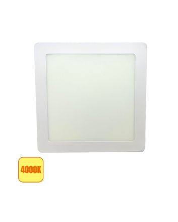 Plafoniera LED 14W Quadrata - Risparmio Energetico, 4000K, 1400 LM