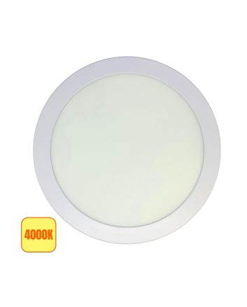 Plafoniera LED 14W Rotonda Ø157mm - 4000K, 1400 LM, Risparmio Energia
