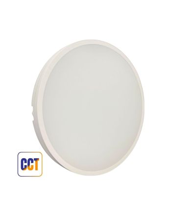 Plafoniera LED 70W Bianca "MIA" Ø500mm IP65 3CCT 7000lm - Mondo LED