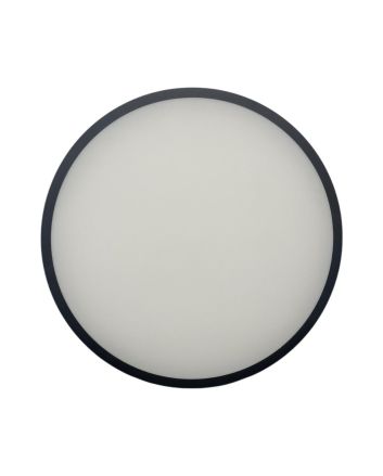 Plafoniera LED 70W Nera "MIA" Ø500mm IP65 3CCT 7000lm - Mondo LED