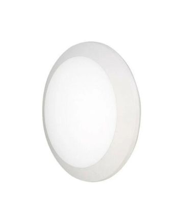 Plafoniera da Esterno Berta E27 IP66 Bianca Opale e Kit di Montaggio