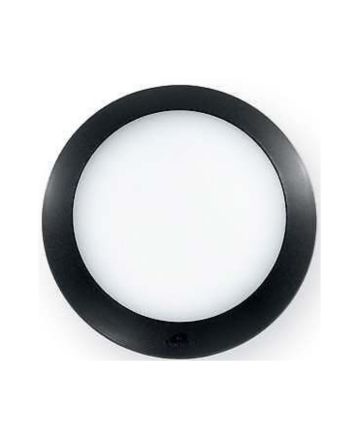 Plafoniera LED Bertina Nera Ø20cm GX53 IP66 CCT 3W - Fumagalli