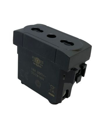 Presa Bivalente 10A 250V TOT-818-N Compatibile Living International