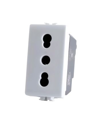 Presa Bivalente Bipasso 10/16A 250V TOT-518-B Compatibile Matix