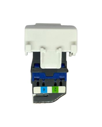 Presa Telefonica RJ11 Bianco TOT-623-B Compatibile Vimar Plana