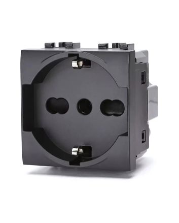 Presa Schuko Universale 16A 250V TOT-814-N per Living International