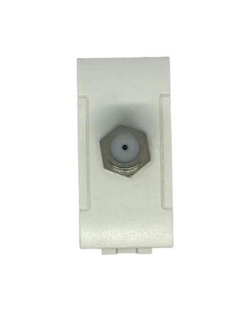 Presa TV Satellitare Femmina TOT-825-B Compatibile Living Light Bianca