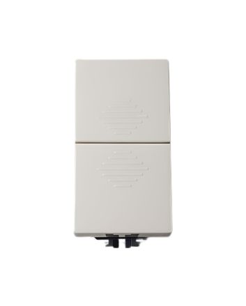 Pulsante Doppio 10A 250V Compatibile Matix Bianco M522-B TOT Electric