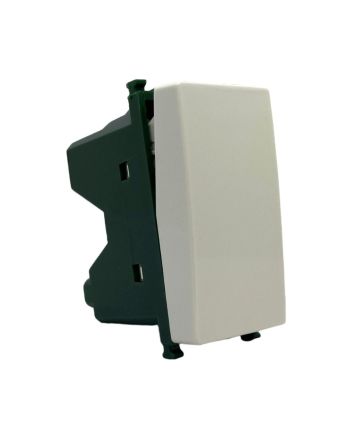Pulsante Unipolare 10A 250V Bianco TOT-605-B Compatibile Vimar Plana