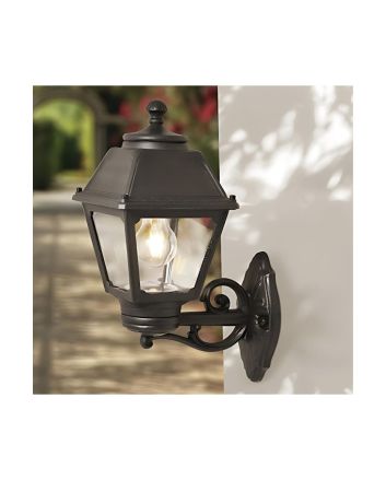 Applique Esterno E27 IP55 Nero Up &amp; Down Bisso/Mary - Fumagalli