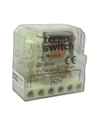 Relè Meccanico ad Impulsi 1 Scambio 230V 10A IP20 - Tecnoswitch