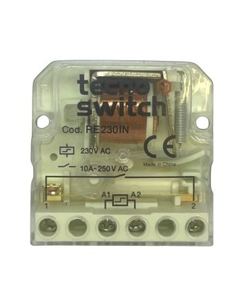 Relè Meccanico ad Impulsi 1 Scambio 230V 10A IP20 - Tecnoswitch