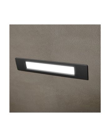 Segnapasso LED R7s 10,5W Nina 270 CCT IP55 Nero Dimmerabile Fumagalli