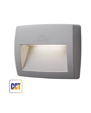 Segnapasso Lorenza 190 LED R7s CCT IP55 Grigio da Esterno - Fumagalli