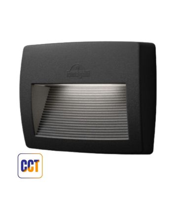 Segnapasso Lorenza 190 LED R7s CCT IP55 Nero da Esterno - Fumagalli