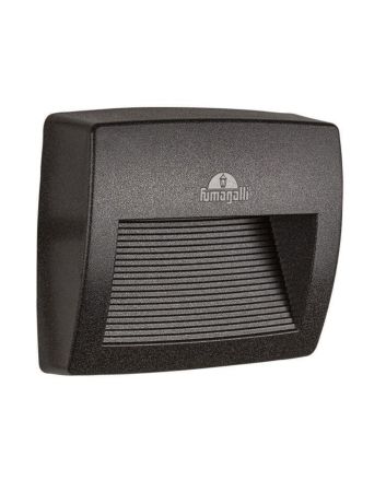 Segnapasso Lorenza 190 LED R7s CCT IP55 Nero da Esterno - Fumagalli