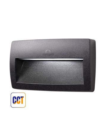 Segnapasso Esterno LED R7S Nero 10,5W CCT IP55 Lorenza 270 - Fumagalli