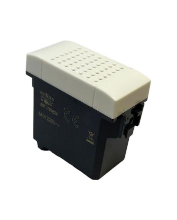 Suoneria 6A 220V TOT-824-B Compatibile Living Light Bianco N4351/230