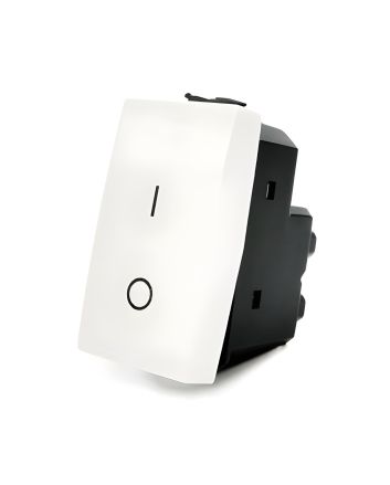 Interruttore Bipolare 16AX 250V TOT-502-B Compatibile Matix Bianco