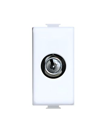 Presa TV Diretta Maschio TOT-526-B Compatibile Matix Bianco