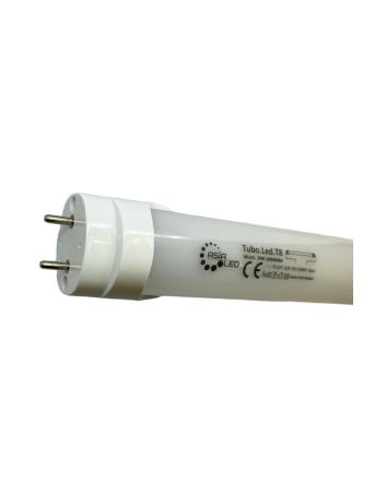 Tubo LED T8 9W 60cm Alimentazione Bilaterale Cover Opaca - 3000K