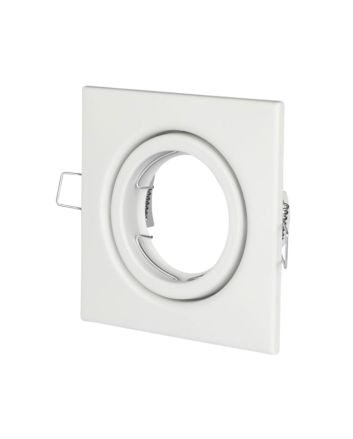 Portafaretto Orientabile Quadrato GU10/MR16 Incasso VT-7227-3472
