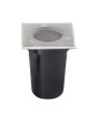 Portafaretto LED GU10 da Incasso Quadrato IP67 Esterno - V-TAC
