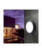 Plafoniera LED Umberta 2xE27 IP66 Nera Opale ⌀350mm - Fumagalli