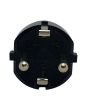 Spina Schuko 16A+T Nera 250V IP20 da Assemblare FG28607 - FAEG