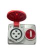 Presa Interbloccata 16A 3P+T 6h IP44/54 Senza Fondo - FAEG