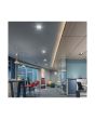 Mini Pannello LED 6W 660lm 3000K Ø120mm Incasso Rotondo - V-TAC