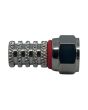 Connettore F Maschio in Ottone Nickelato Ø5 mm per RG58 - Corel