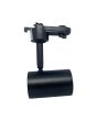 Portafaretto LED GU10 Ø53mm Nero per Binario Monofase