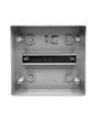 Centralino Da Parete Stagno 8 Moduli Grigio IP65 Portello Azzurrato