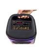 Altoparlante Trolley 400W Bluetooth con Microfono e LED - V-TAC