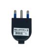 Spina Volante 2P+T 16A Nera - FAEG