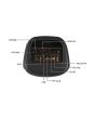 Altoparlante Trolley 400W Bluetooth con Microfono e LED - V-TAC