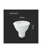 Faretto LED GU5.3 MR16 6W 12V 4000K 110° Bianco Chip Samsung - V-Tac