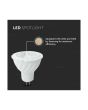 Faretto LED GU5.3 MR16 6W 12V 4000K 110° Bianco Chip Samsung - V-Tac