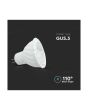 Faretto LED GU5.3 MR16 6W 12V 6500K 110° Bianco Chip Samsung - V-Tac